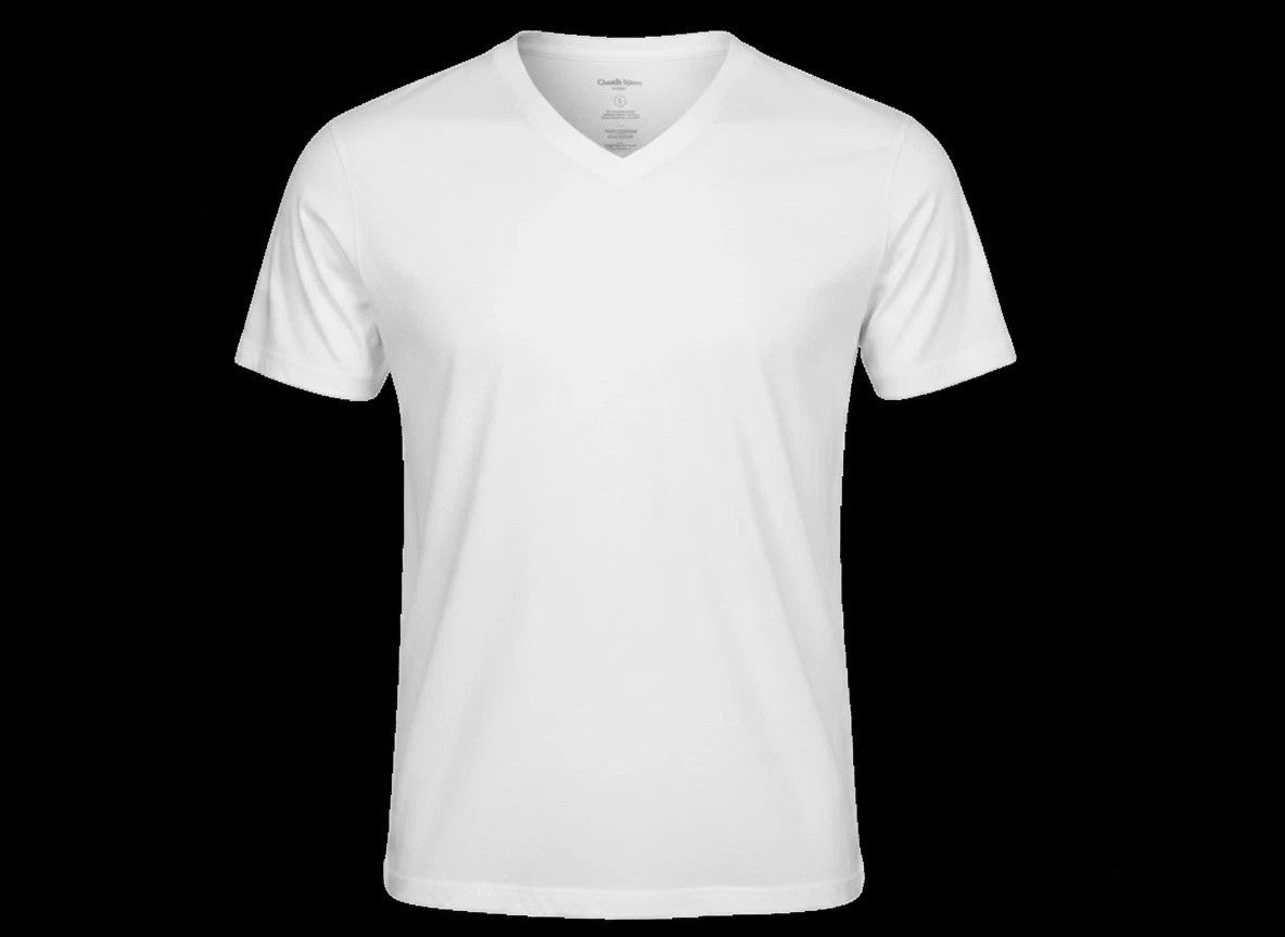 Good fellow and co. White V-  neck t shirt- X-Large Pack Of 4