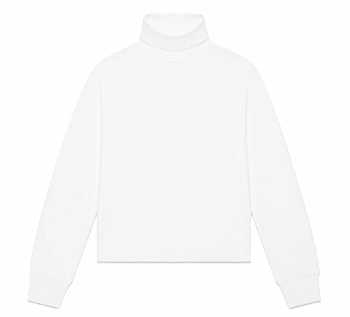 OVO White Turtleneck Longsleeve Blank Shirt - 3XL - New
