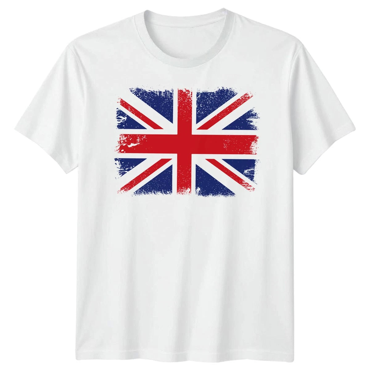 Union Jack British Flag T-Shirt UK England Mens Tee London Souvenir Womens Top