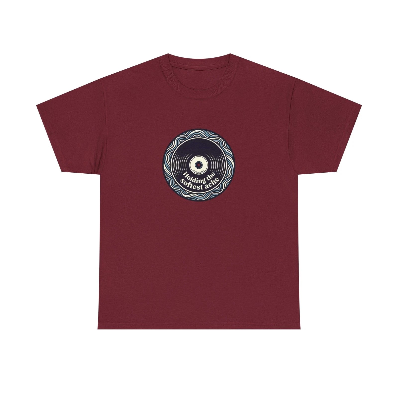 Holding The Softest Ache T-shirt Vinyl Graphic Tee Retro Indie Aesthetic Music