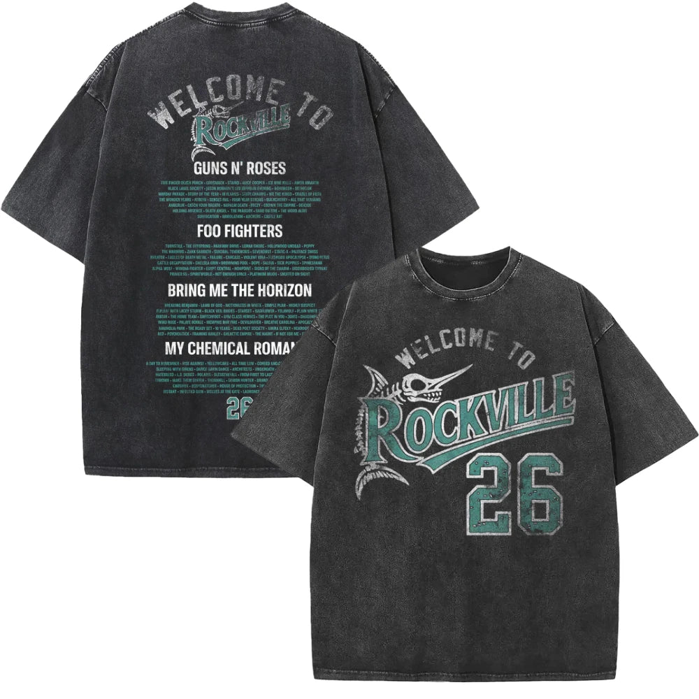Welcome To Rockville 2026 "Rockville Marlins" Washed Tee Reprint