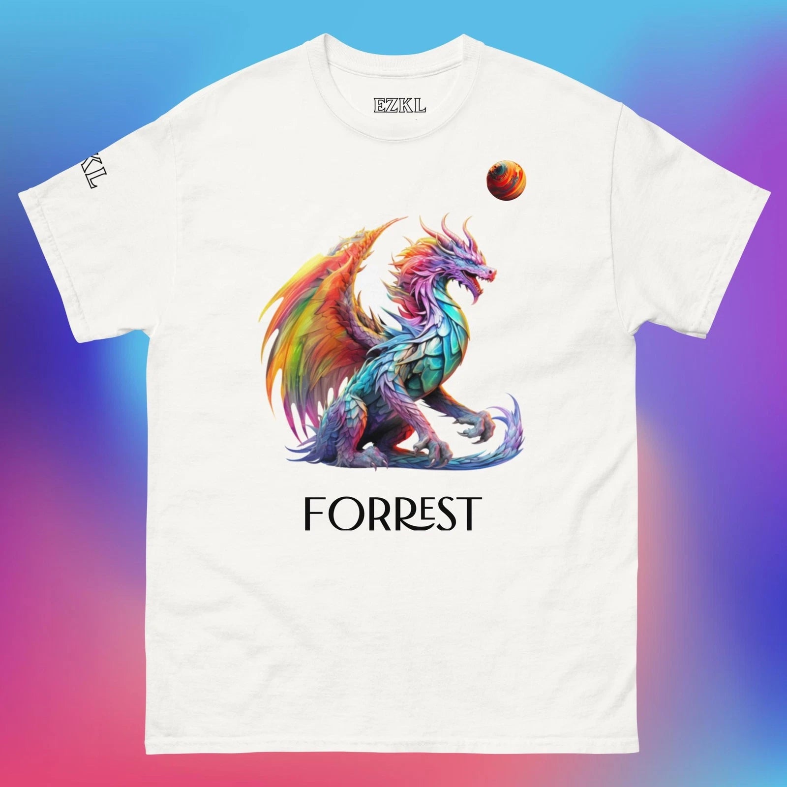 Nike-like Dragon T Shirt - Forrest - Ezekiel - Imagination