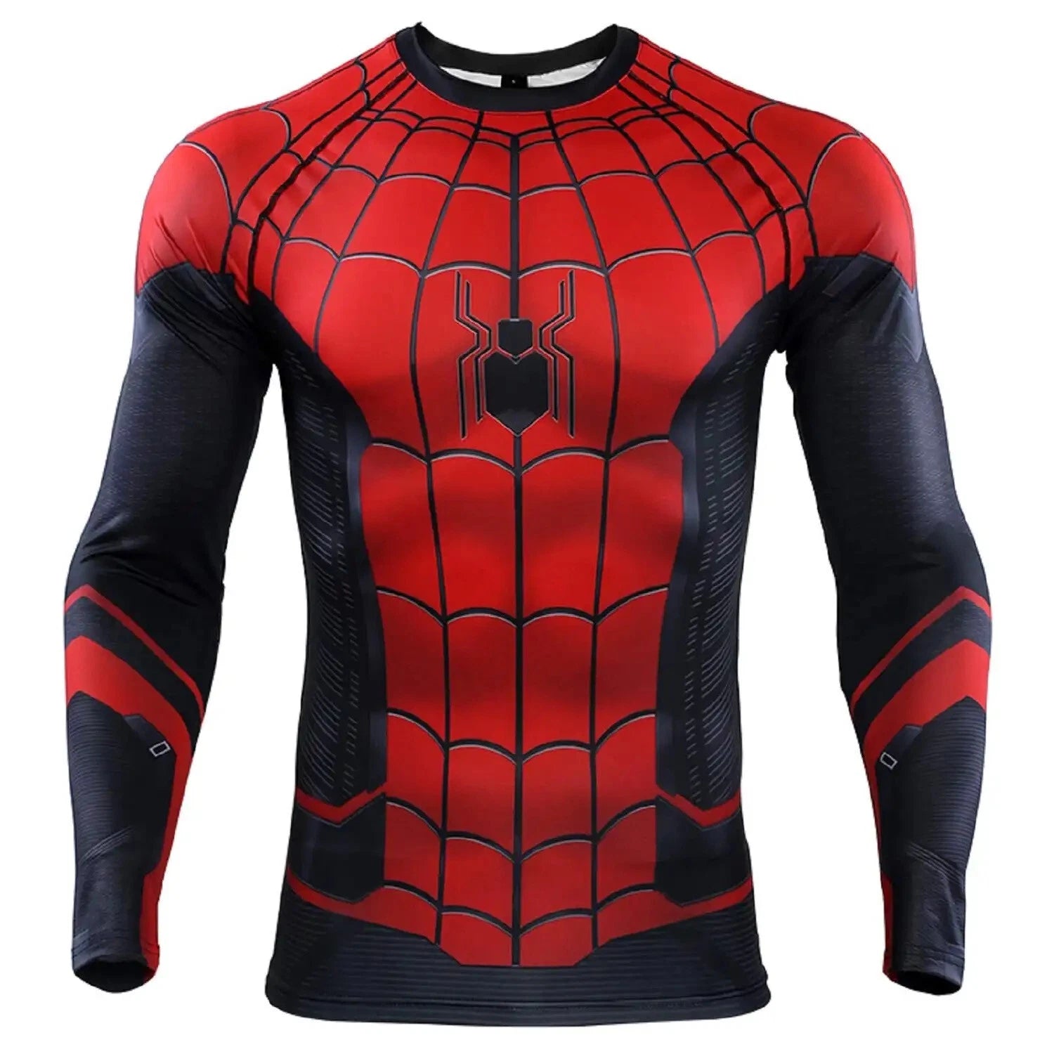 Men's T-shirts Spider Superhero Compression Tights Long Sleeve Tops Tee Gym