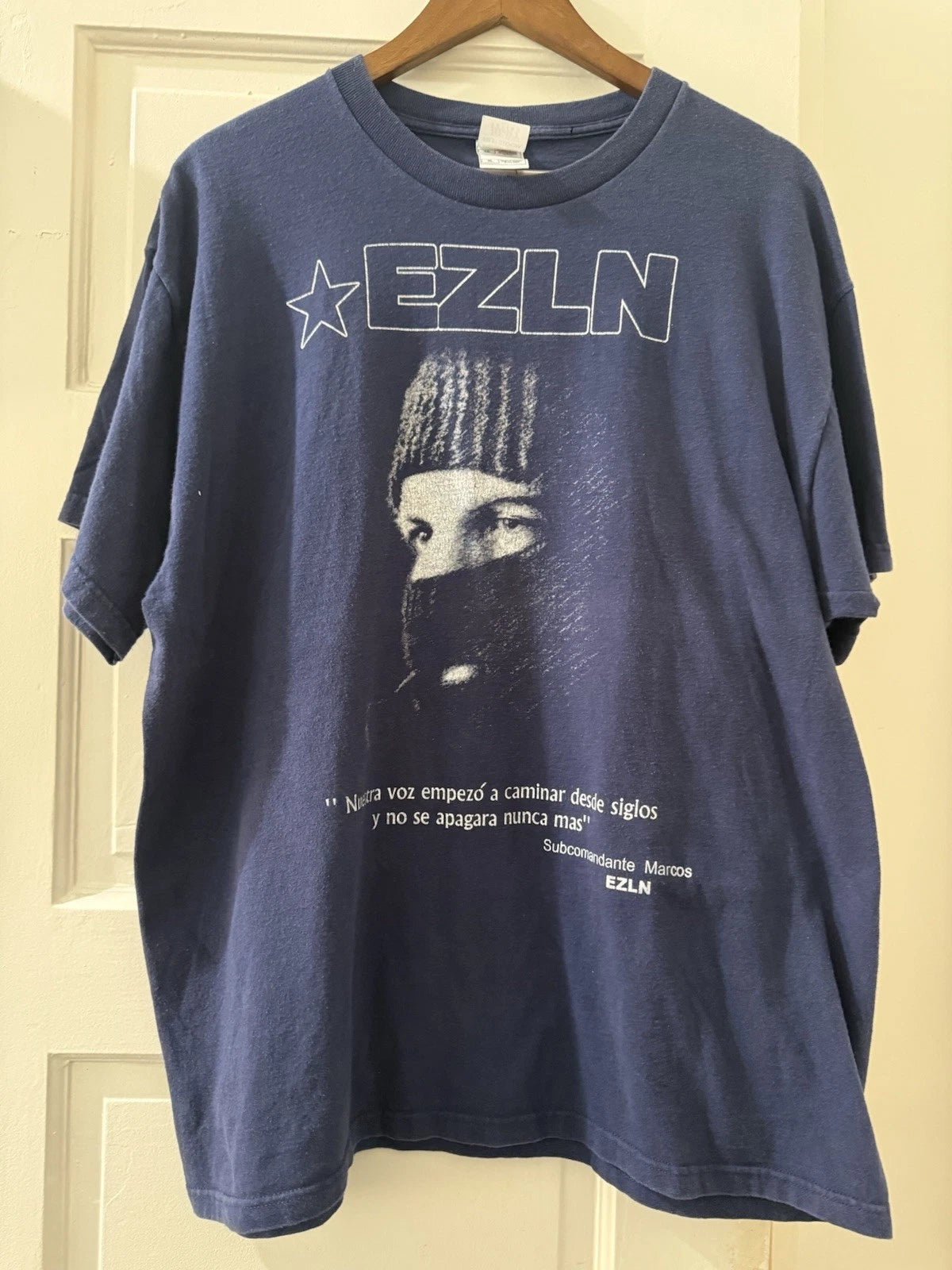 Vintage EZLN TIDOS SOMOS MARCOS SIZES L, 22.5 X30