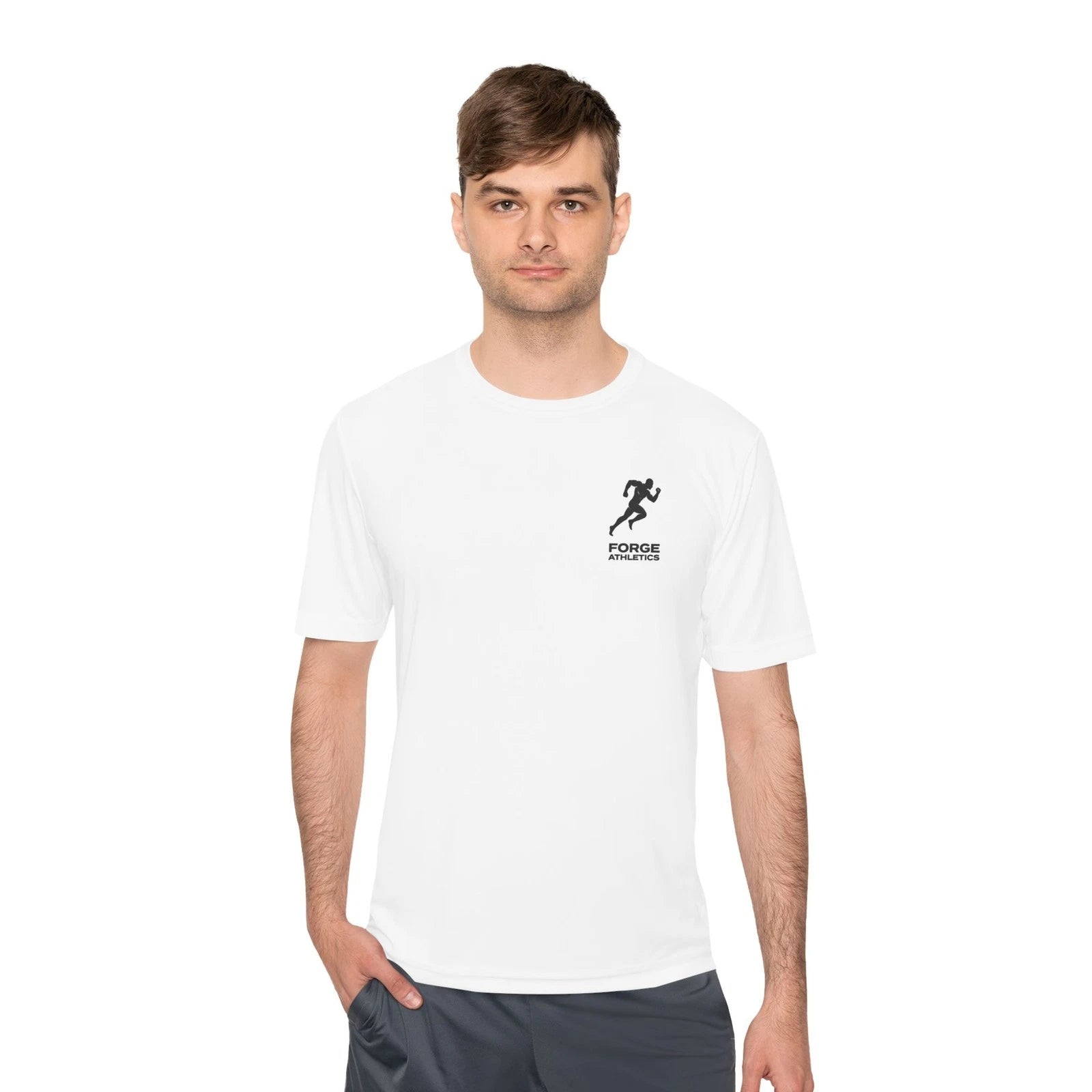 Forge Athletics Runner Hex Logo Tee | Performance Shirt