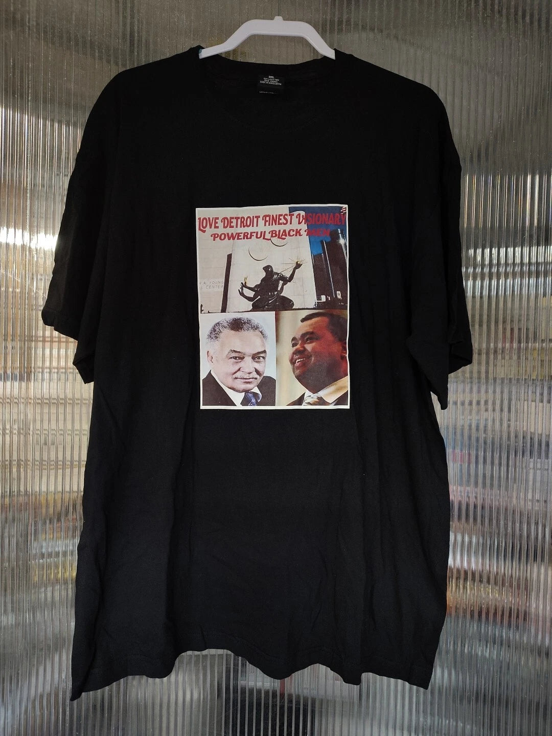 Simon 3XL T-shirt Love Detroit Finest Visionary Powerful Black Men