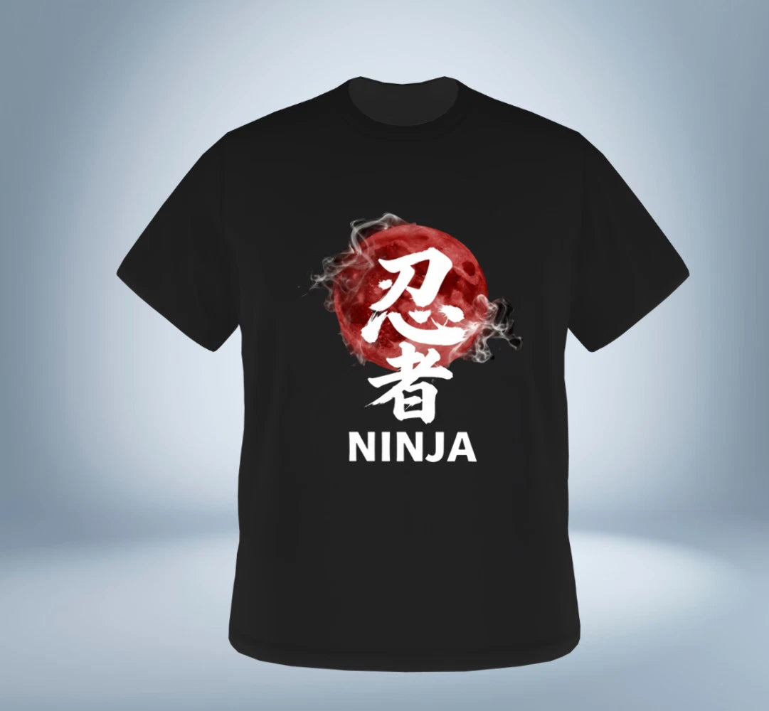 KANJI Collection – NINJA T-Shirt（Black）Original Tokyo Treasures Japan