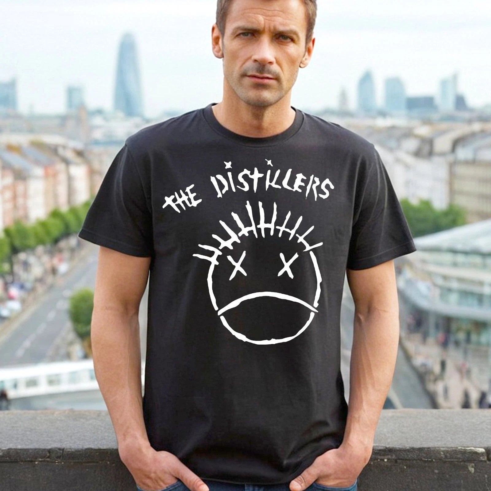 The Distillers Rock Band | Men's T Shirt Casual Joke Funny Present Top Tee
