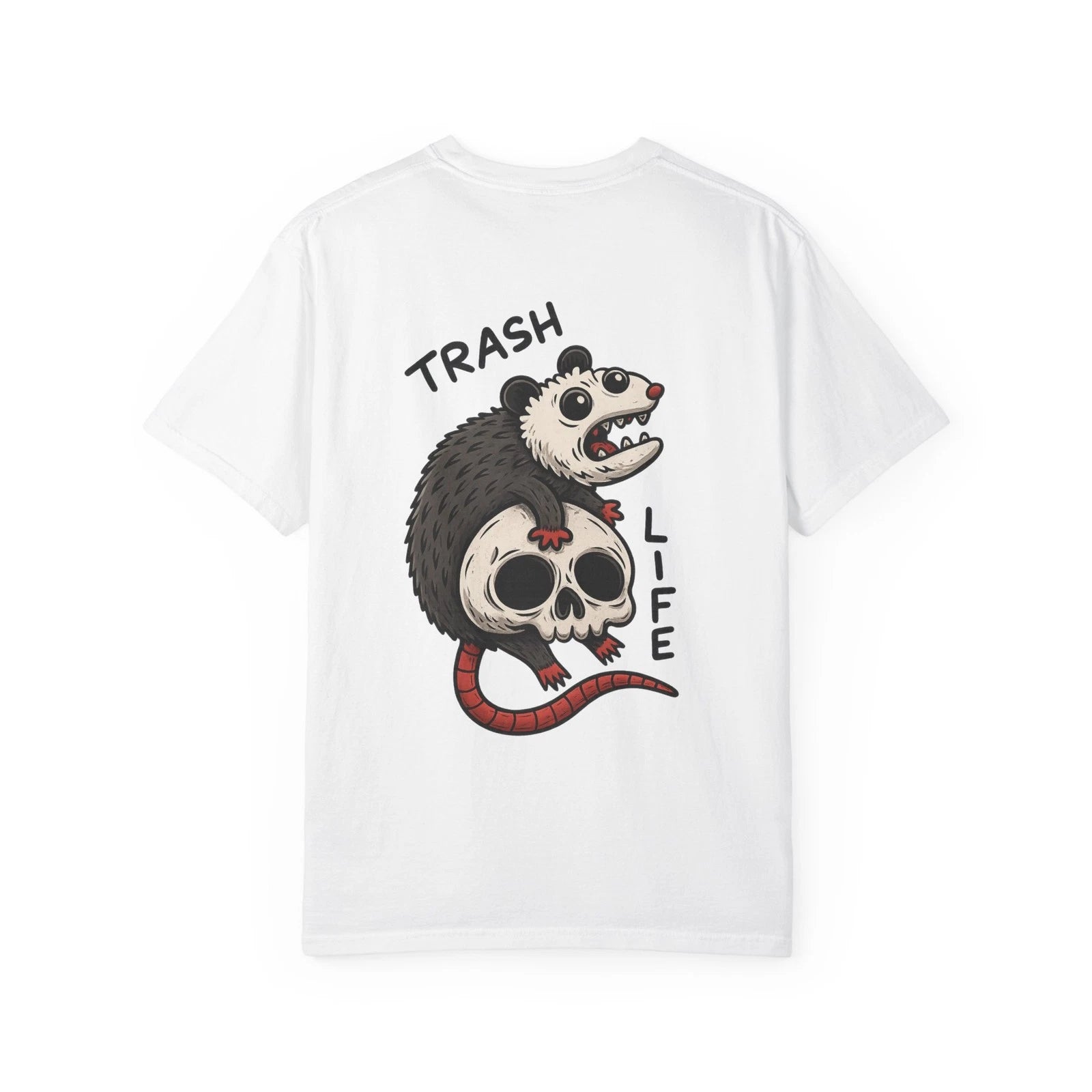 Trash Life Unisex Garment-Dyed T-shirt, Casual Tee, Unique Graphic Shirt, [...]