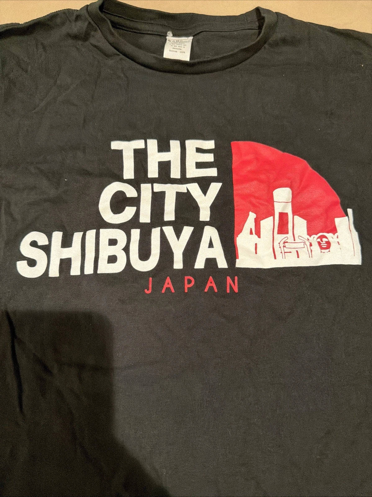 The City Shibuya Japan Tee Shirt Black Size Large