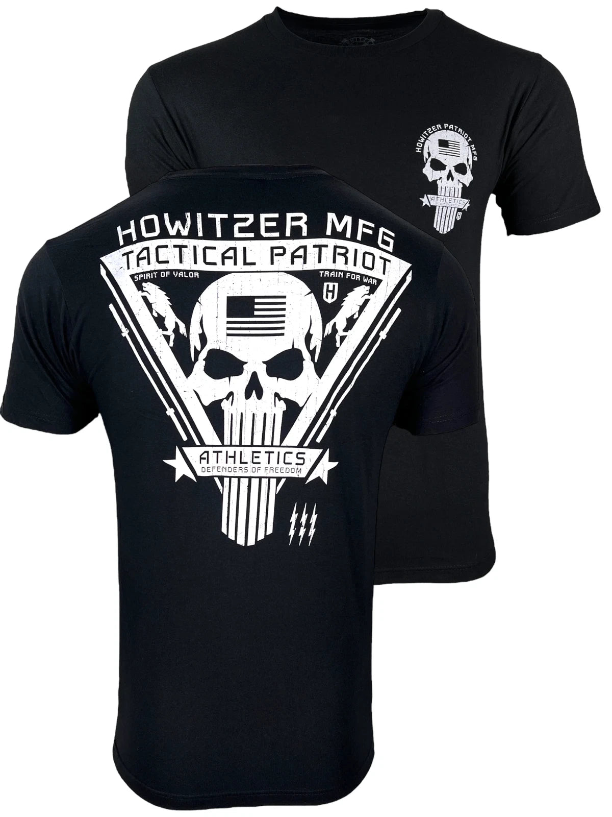 Howitzer Style Men's T-Shirt Train For War Military Grunt MFG