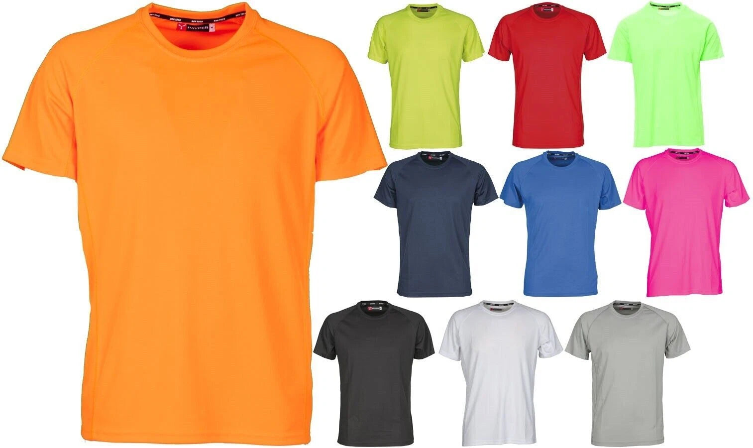 Men's Microfiber Short Sleeve Running Fitness Sports T-Shirt
