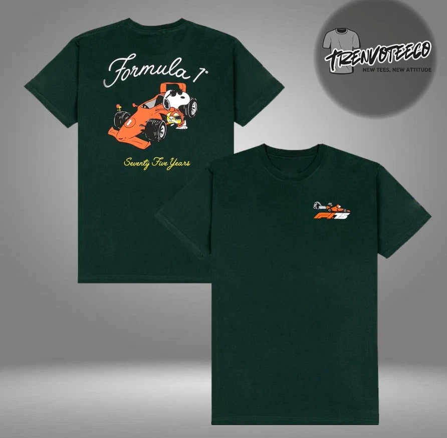 F1 X Snoopy Merch Peanut Joe Cool Unisex T-Shirt