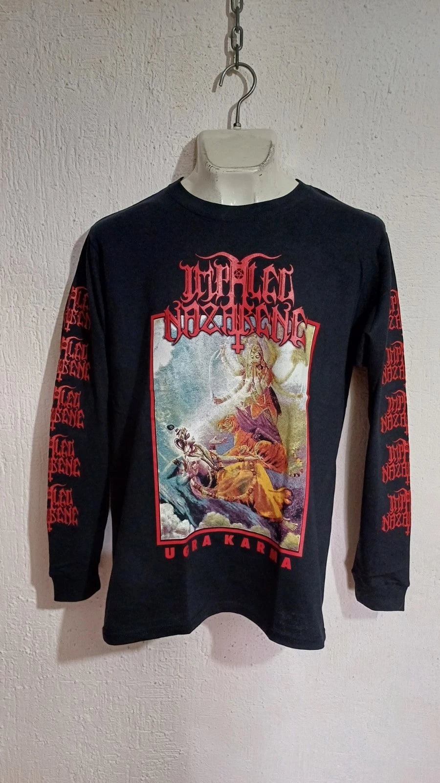Impaled Nazarene ugra karma long sleeve shirt black metal nifelheim beherit
