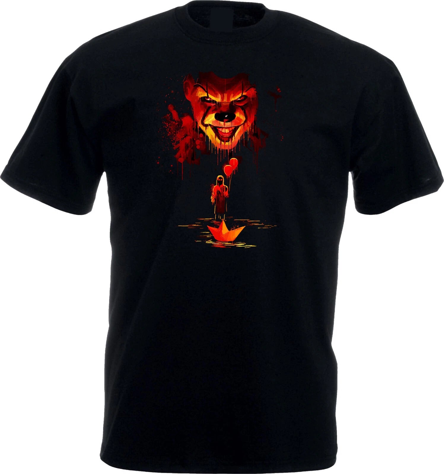 Pennywise Halloween T-Shirt, Halloween Horror Movie T-Shirt, Unisex Tee Top