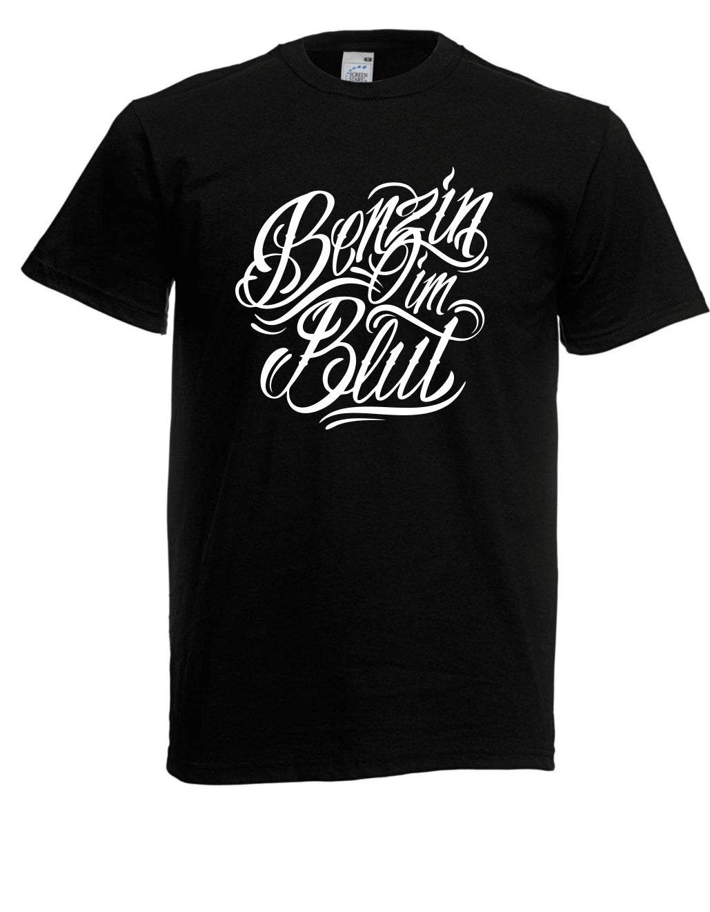 mens t shirt l petrol in blood car tuning car l size up to 5xl