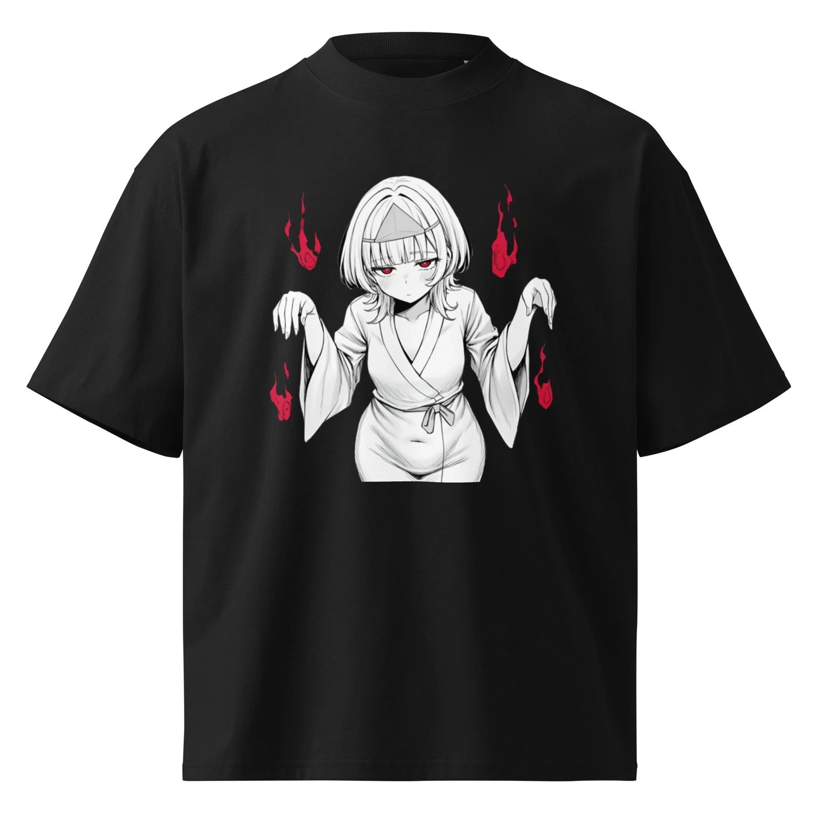 Nocturna Obake Organic Oversized High Neck T-Shirt