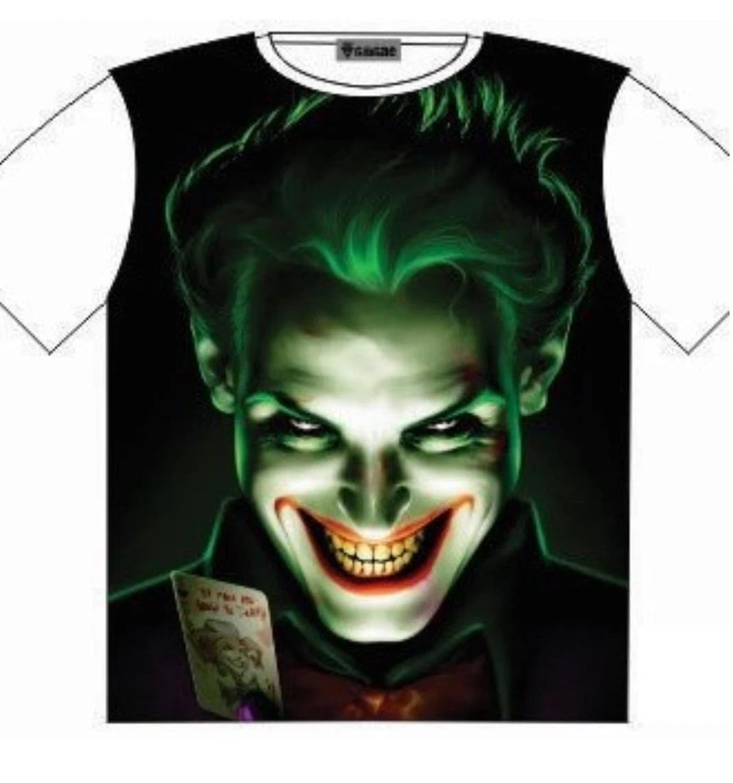 The Original Batman Joker Villan T-Shirt Attitude Street Fashion Mens Ladies