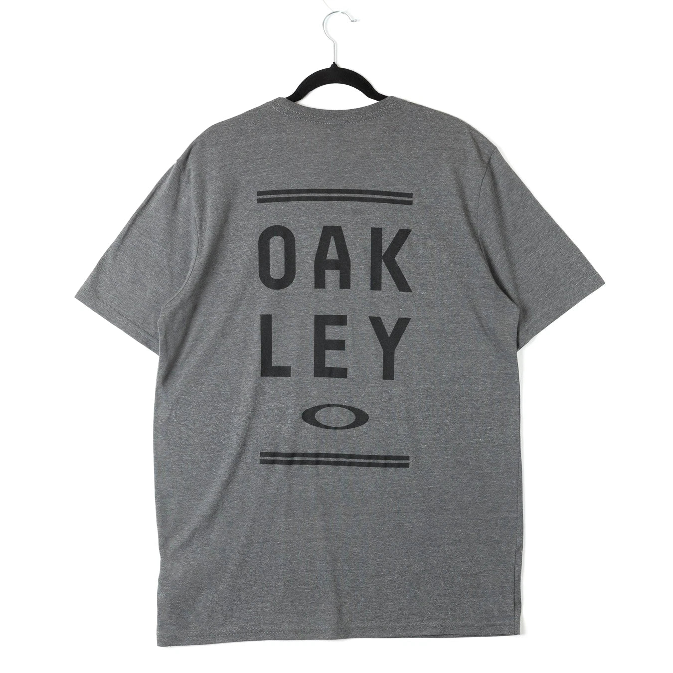 Oakley Bark New SS Tee FOA402757 Regular Fit XL Grey Dry-Release Logo