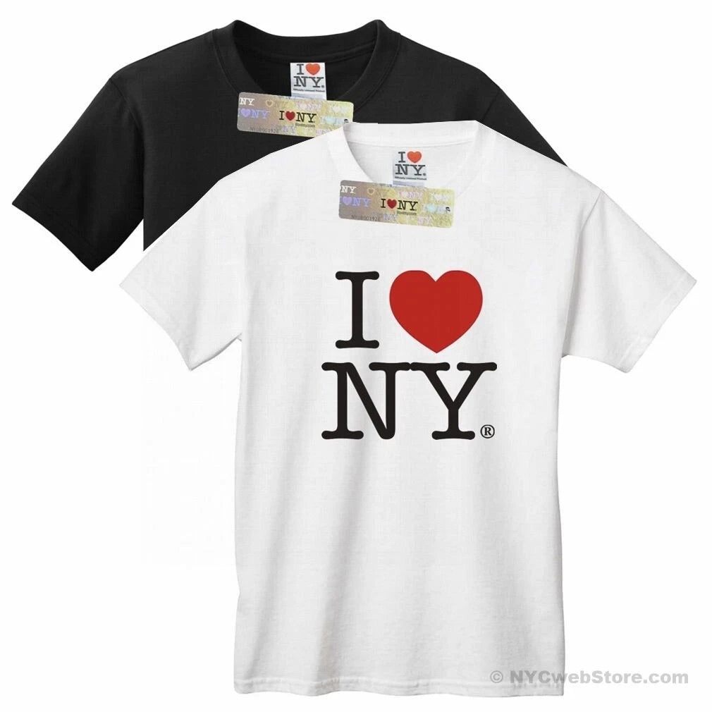 I Love NY T-Shirts (Black, White) - New York City Tees Souvenir NYC T-Shirts