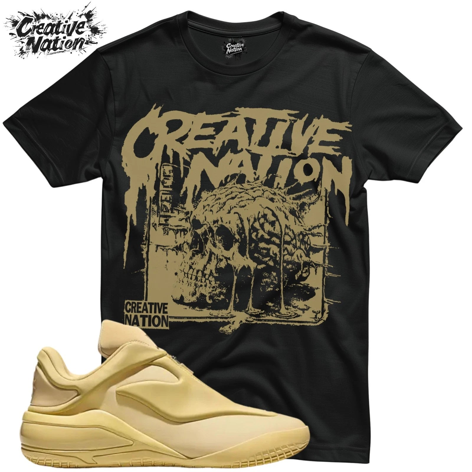Shirt To Match 001 Unisex Tee Sneaker Shirt Skull Shirt For Sneaker