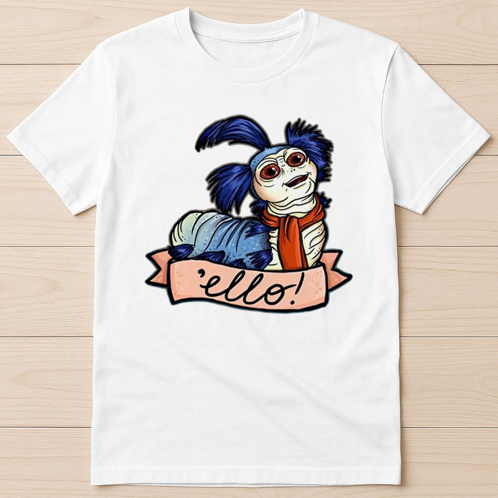 The Worm Ello Labyrinth Funny Gift Tee T Shirt 8049