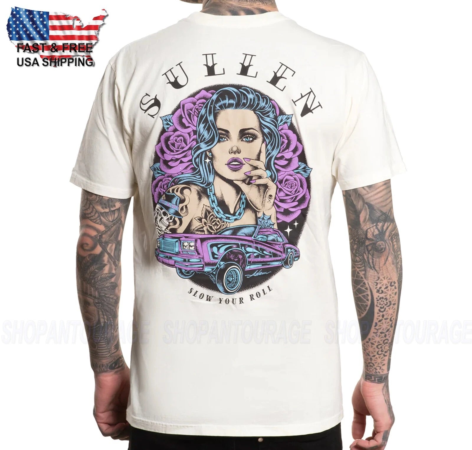 Sullen Art Collective Slow Roll Premium For SCM6759 Men's Short Sleeve T-Shirt