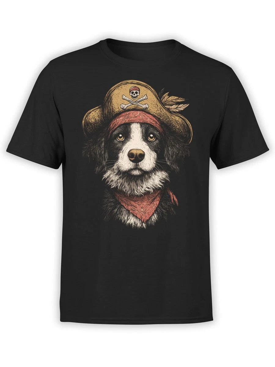 FANTUCCI Captain Barkbeard T-Shirt | Pirate Dog Tee for Adventure | Unisex