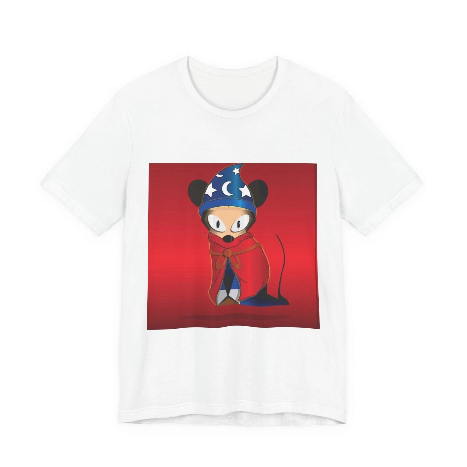 Wizard Mouse Tee | Cute Mouse in Starry Hat T-Shirt