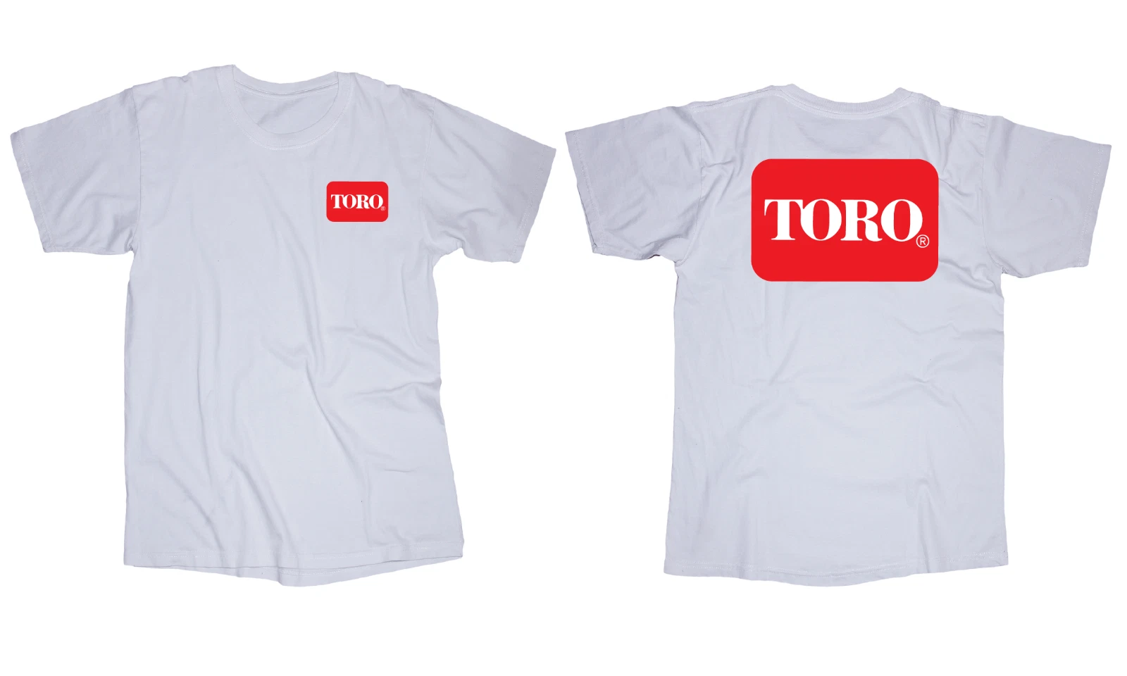 TORO logo white T-shirt Lawnmower Gardening Mowing