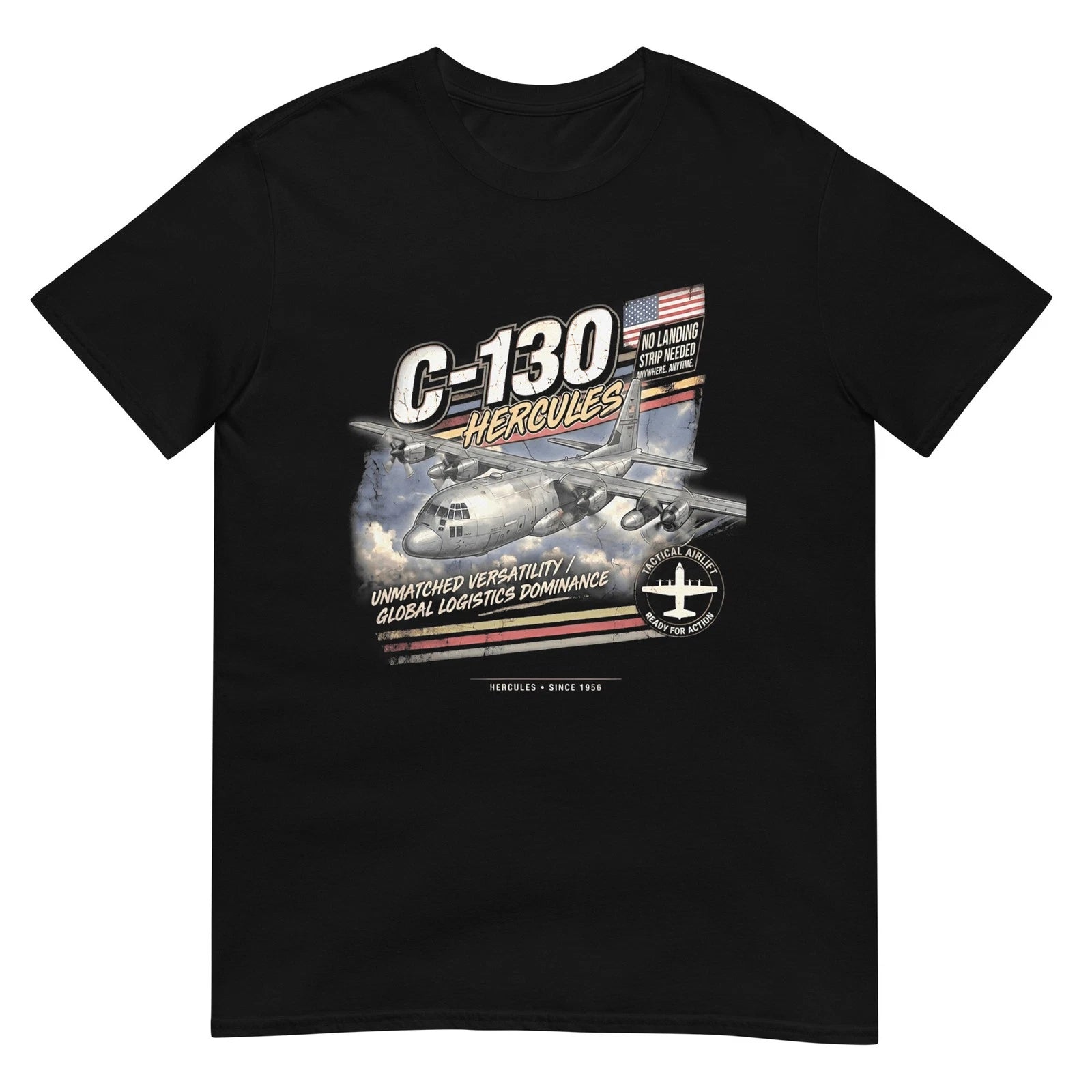 C-130 Hercules VintageRetro Collectable Design T-Shirt