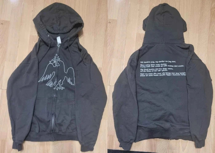 New!! Glaive "May It Never Falter" Zip-Up Hoodie All Size