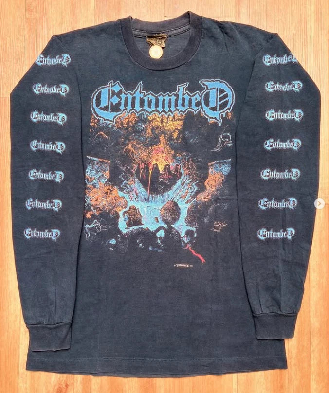 1991 Entombed • Clandestine Vintage Long Sleeves Shirt Reprint