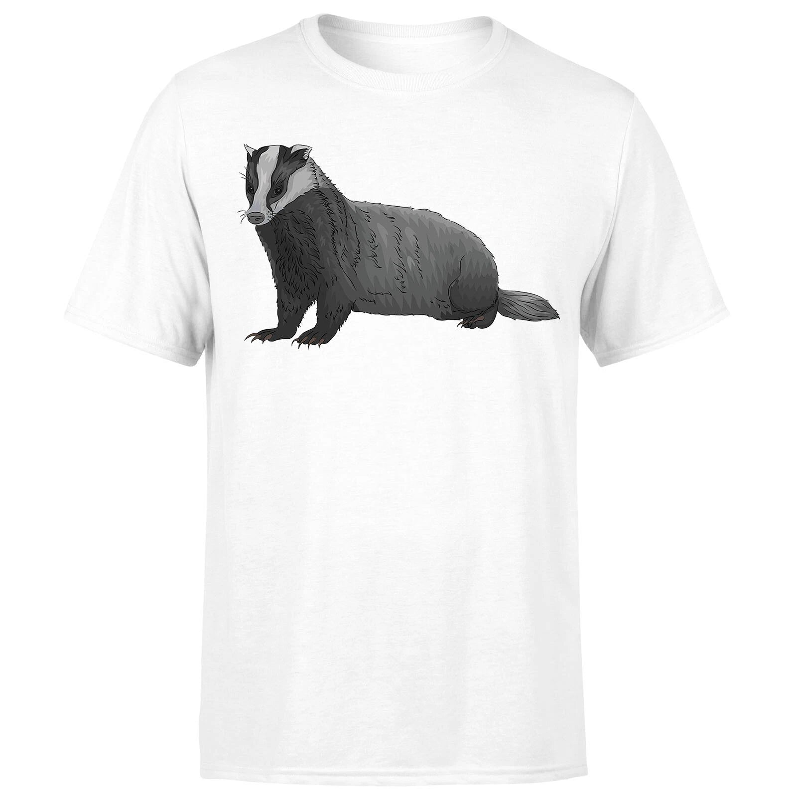 Badger T Shirt Vegan Animal Cute Forest Nature Hunting Men T shirt#Or#P1#A