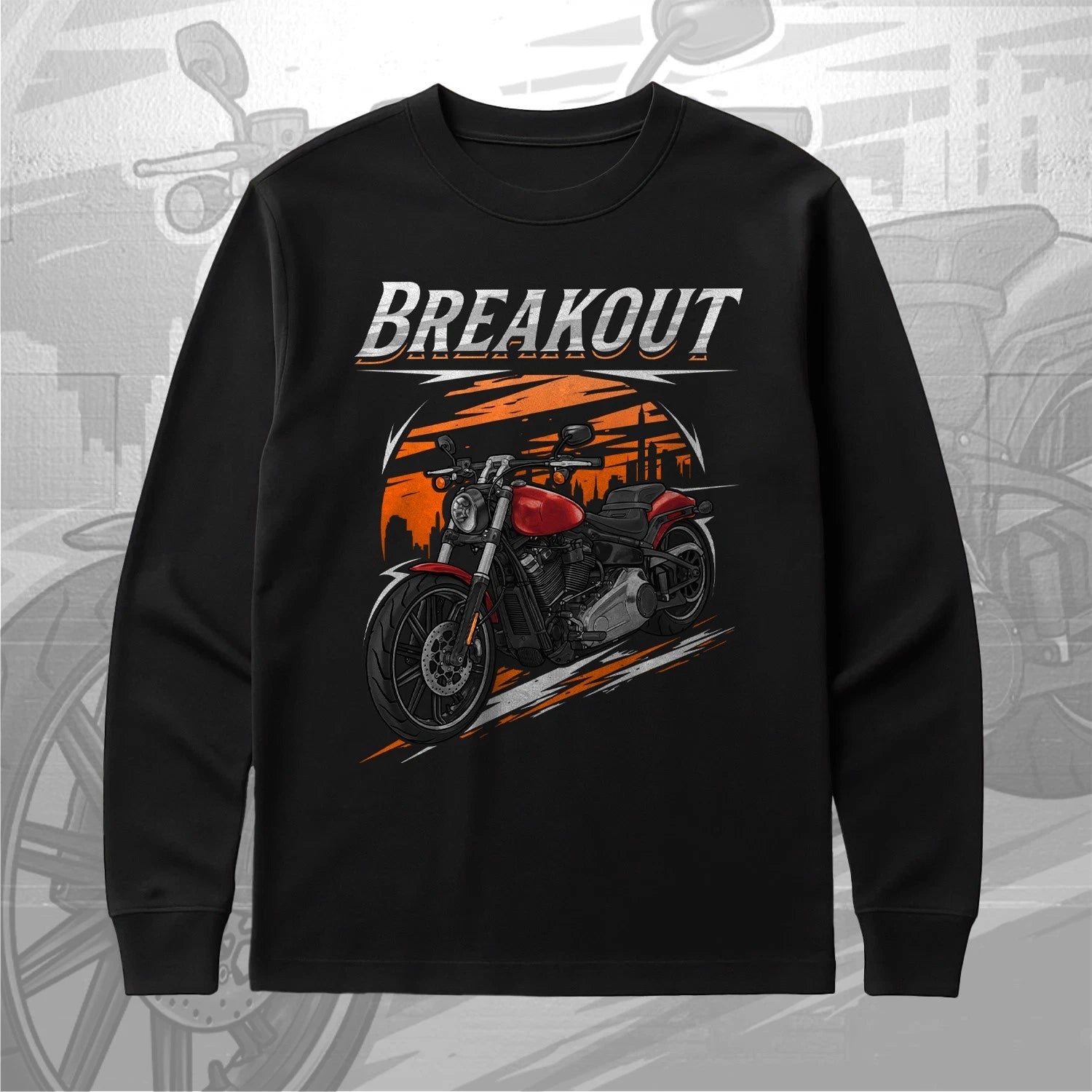 Harley-Davidson Breakout FXBRS 2018-2022 - Long Sleeve T-shirt