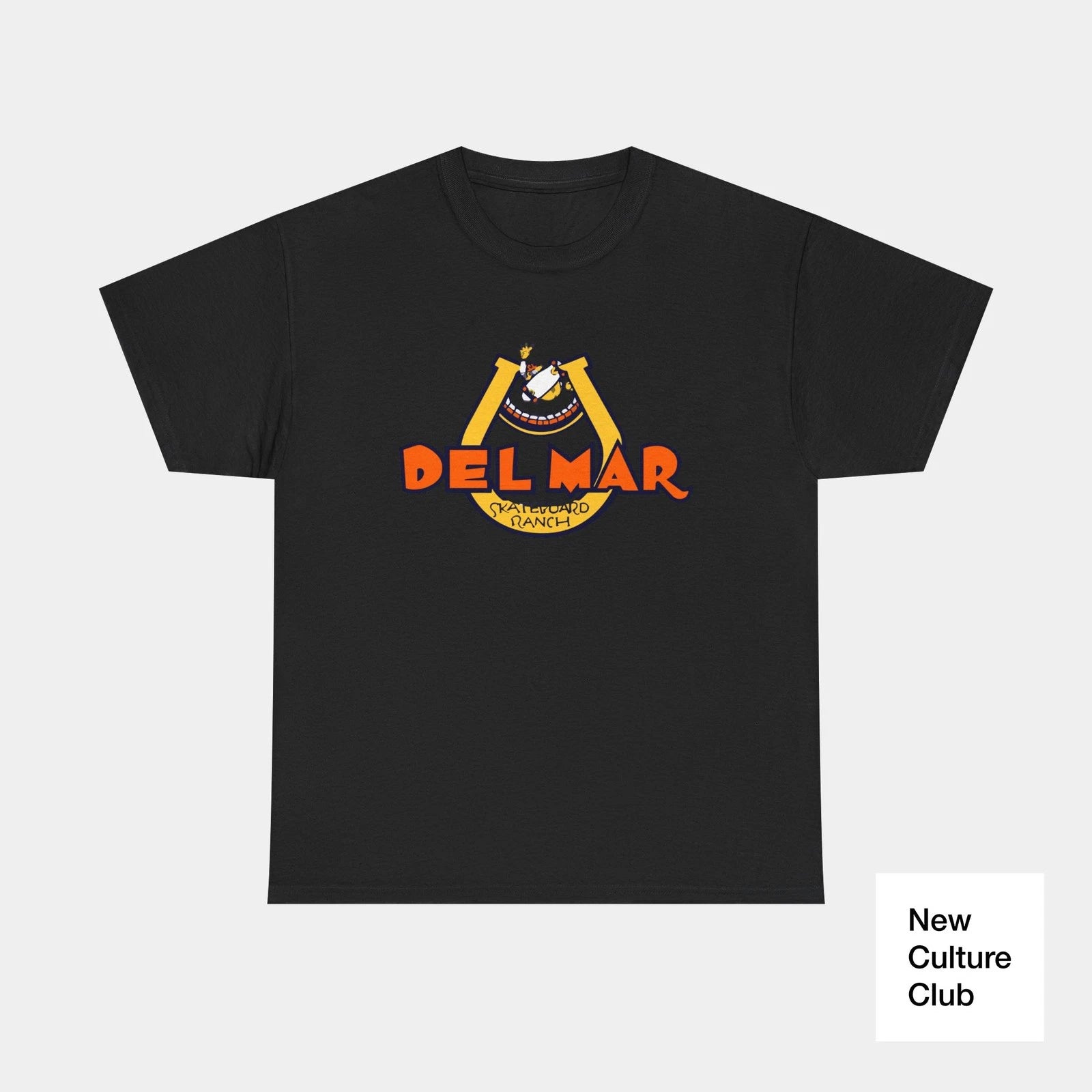 Del Mar Skateboard Ranch Vintage 80s Skateboarding Classic Skate T Shirt Print