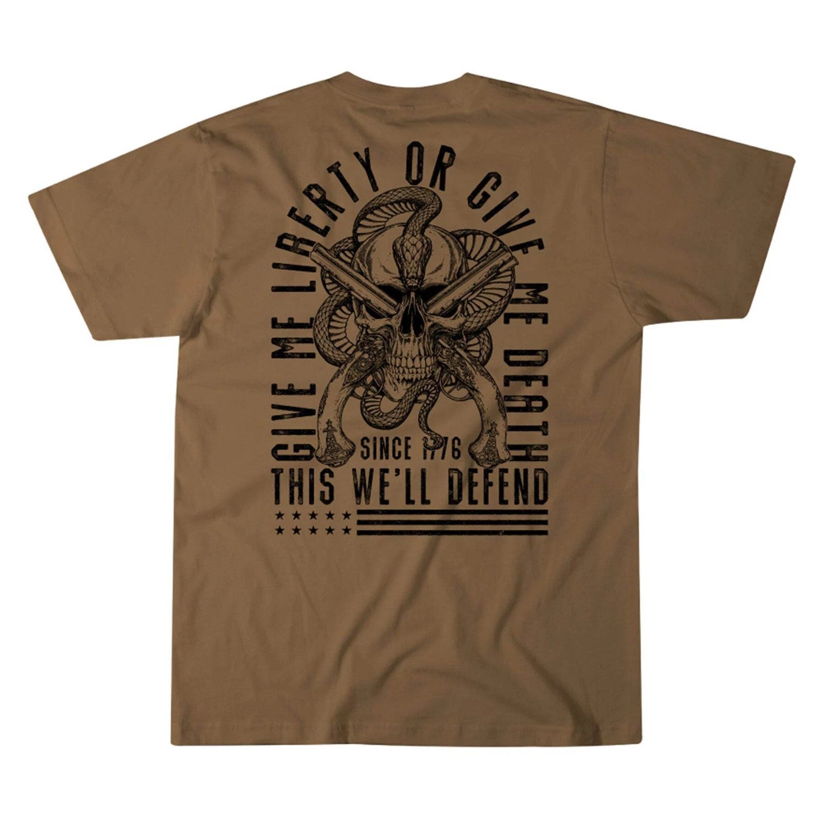 Howitzer Style Men's T-shirt Defend Me Military Grunt