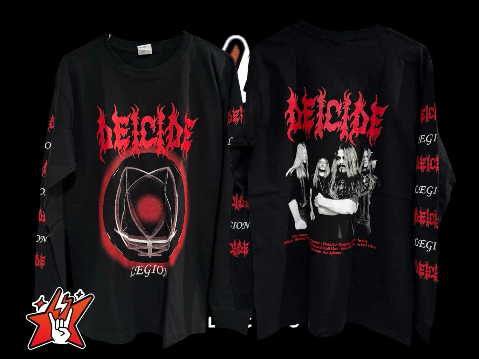 Deicide - Legion T- Shirt Long Sleeve Obituary Morbid Angel Death Autopsy