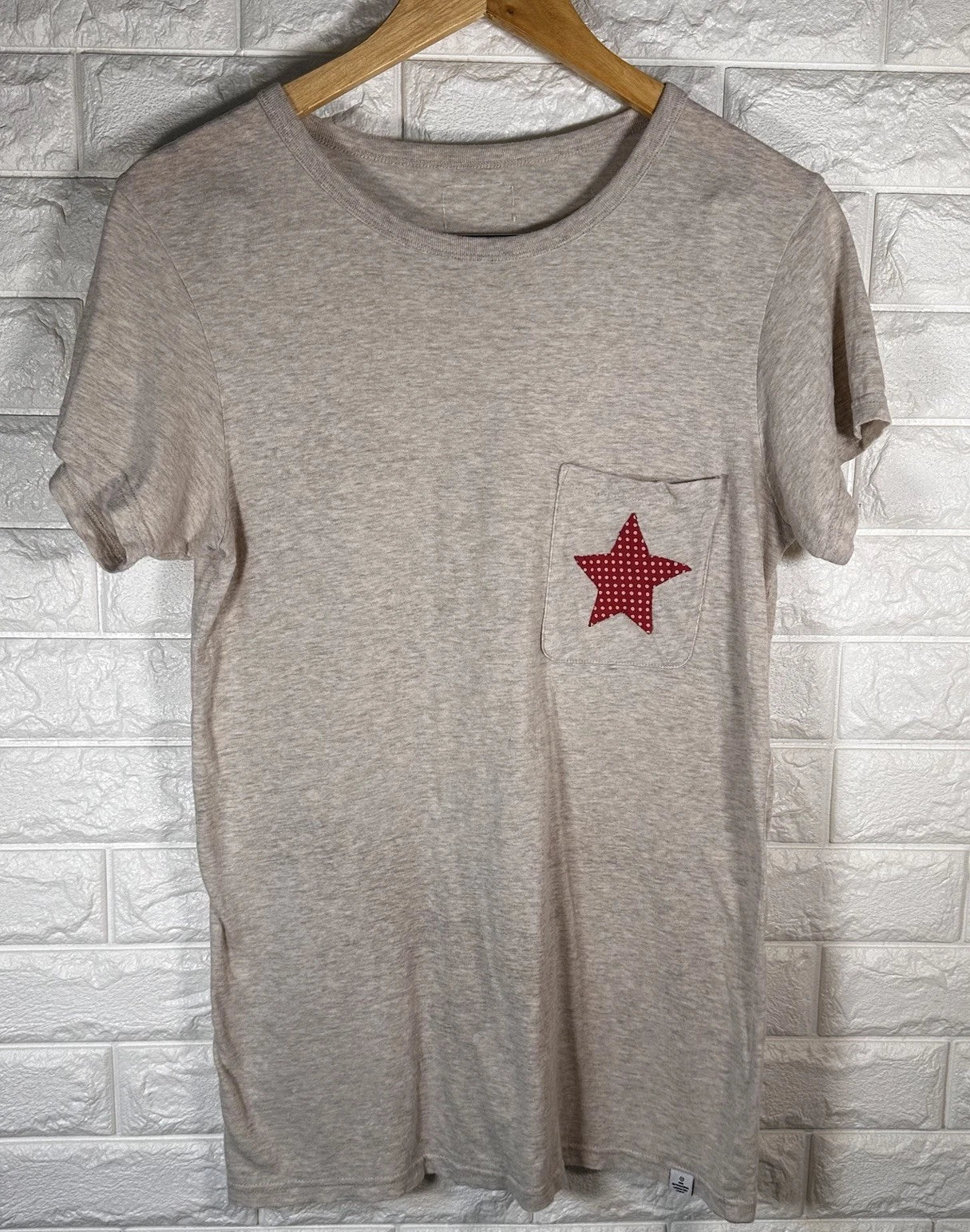 visvim Pocket Tee S/S Bandana Star Heather Grey Size 1 Archive 2014 Full Set FIL