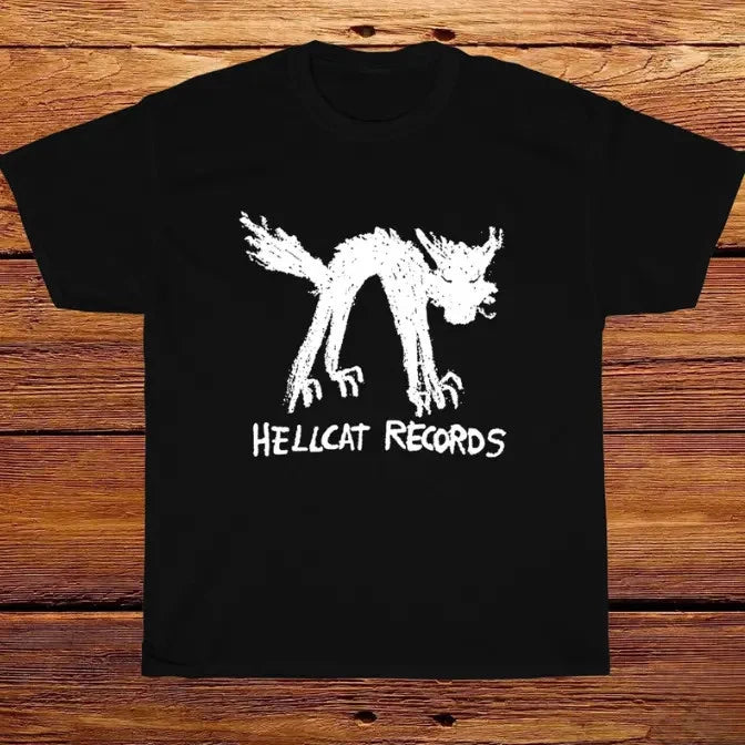 New Shirt Hellcat Records Artists Label Logo Black/White/Grey/Navy T-Shirt S-5XL