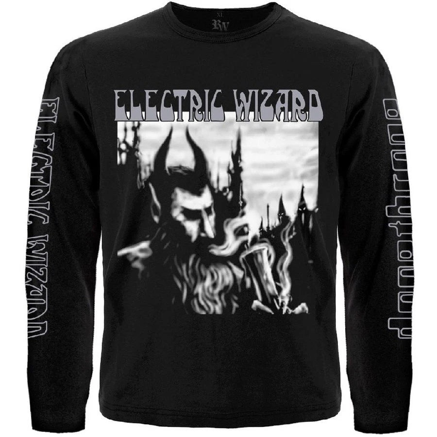 Electric Wizard "Dopethrone" Black T-Shirt  Long sleeve  Black sabbath