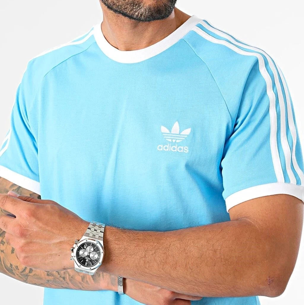 NEW MENS ADIDAS ORIGINALS CALIFORNIA TREFOIL TEE SHIRT ~SIZE LARGE   #IM9392