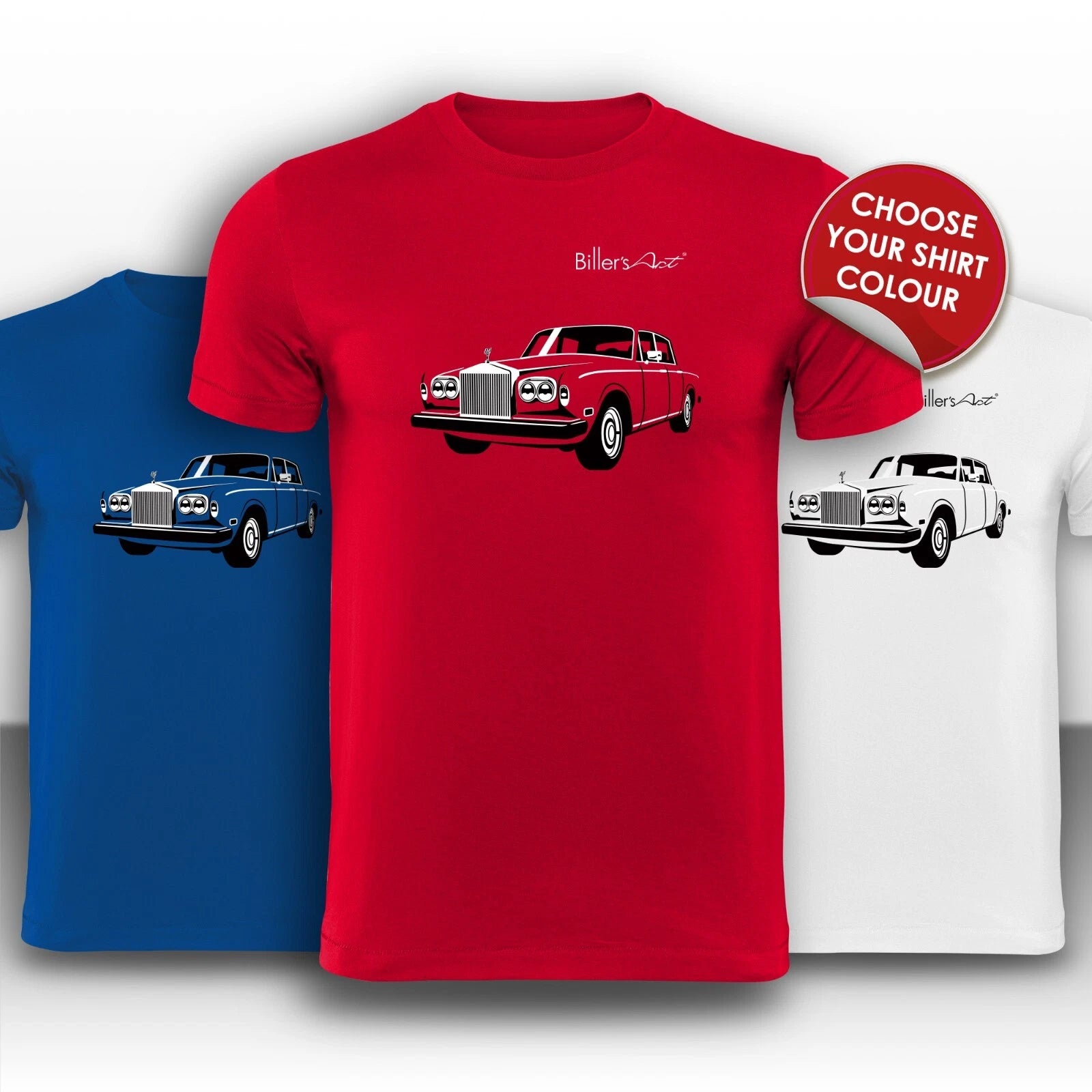 Rolls Royce Silver Shadow Super Cool T-Shirt Choose Your Colour