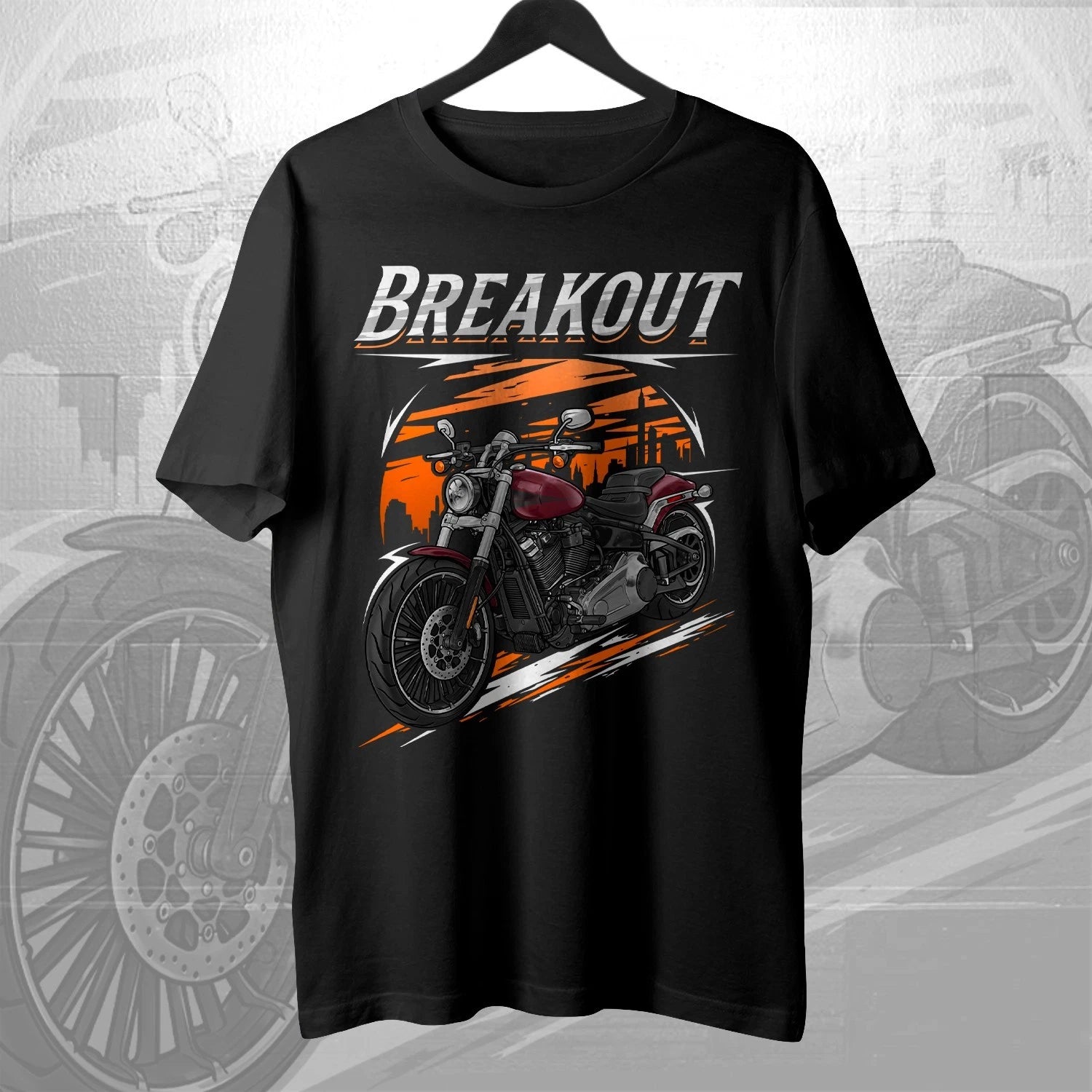 Harley-Davidson Breakout FXSB 2014-2017 T-Shirt for Bikers, Motorcycle Gift