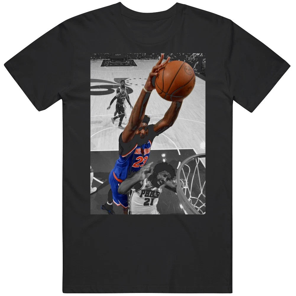 Mitchell Robinson Dunk On Joel Embiid  Fan V2 T Shirt
