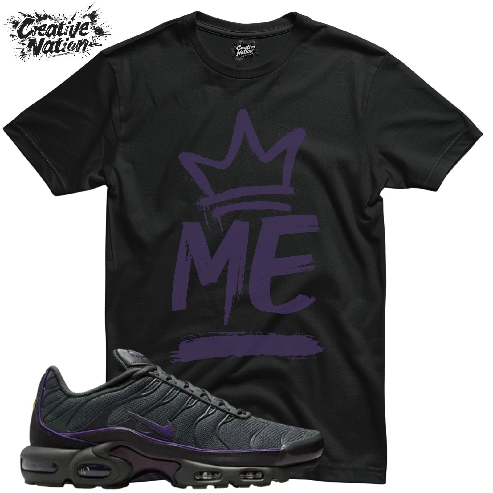 Shirt To Match Air Max Plus OG Iron Grey Wild Grape Unisex Tee Me Shirt