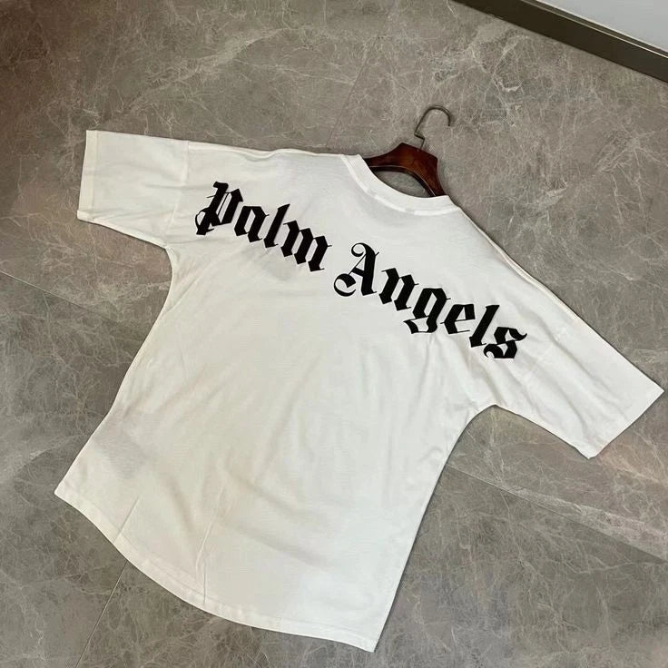 Palm Angels White High Quality Crewneck Tee Multiple Sizes (FAST SHIPPING 🚛)
