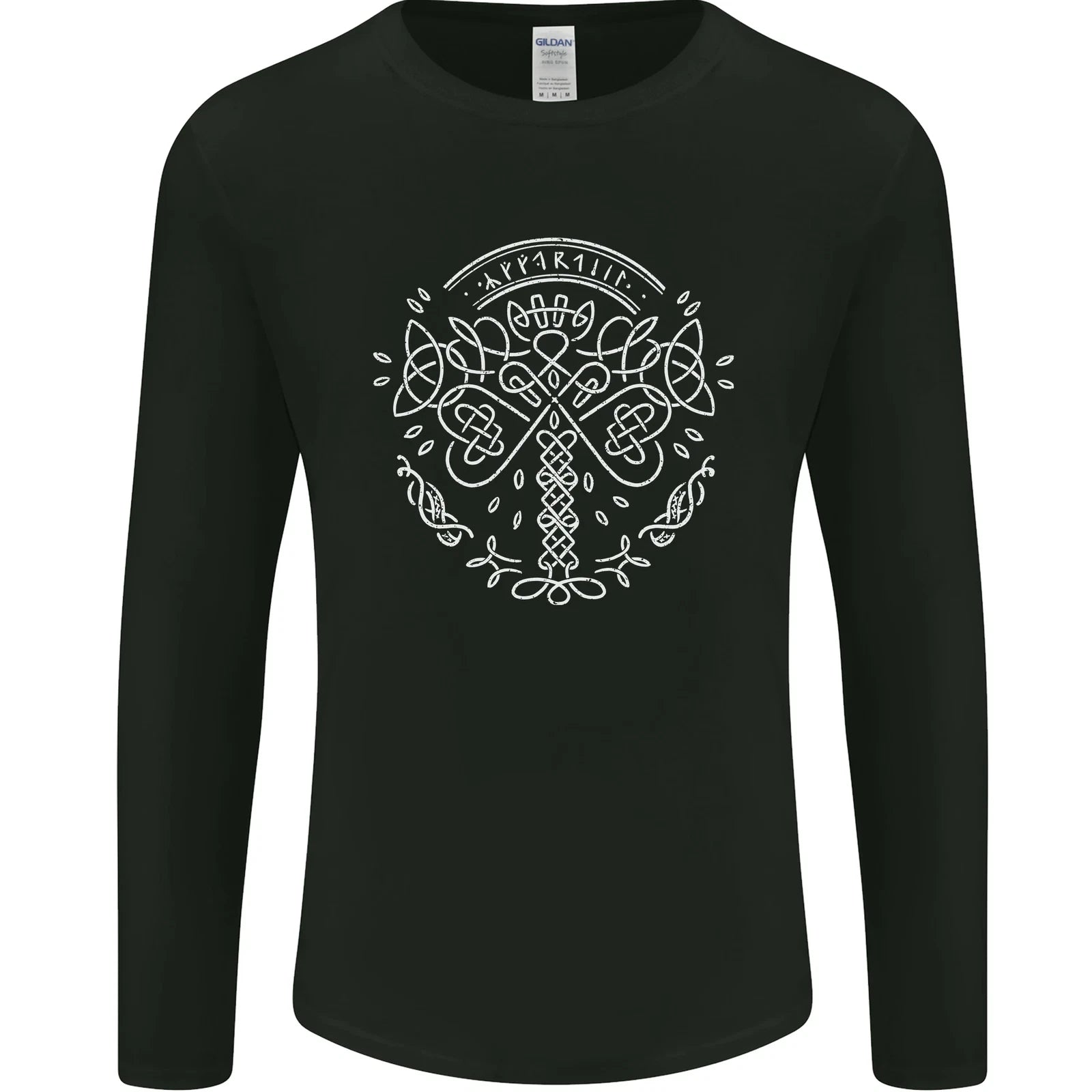 Viking Yggdrasil Tree Norse Mythology Thor Mens Long Sleeve T-Shirt