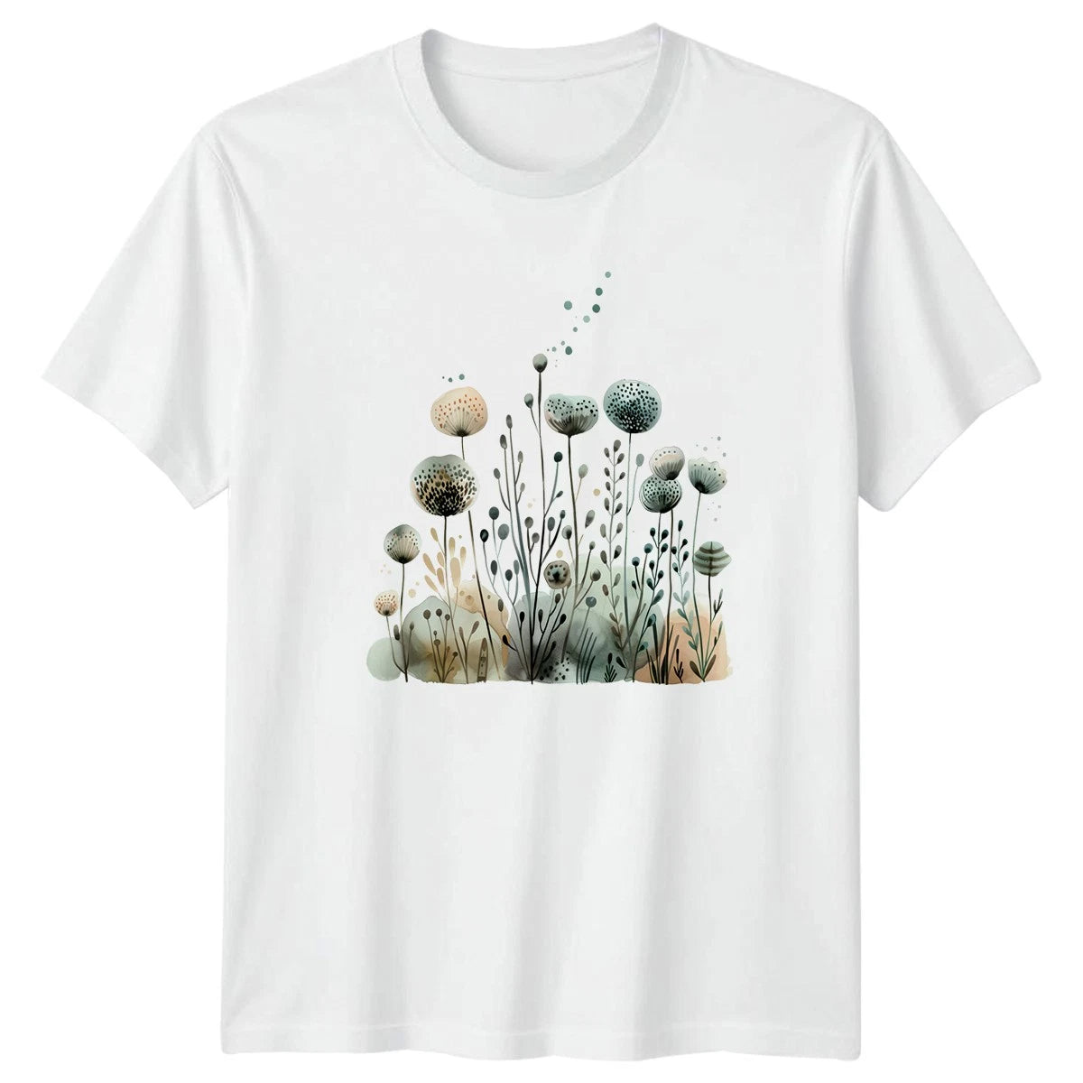 Botanical Floral T-Shirt Womens Nature Aesthetic Shirt 2026 Gift For Her