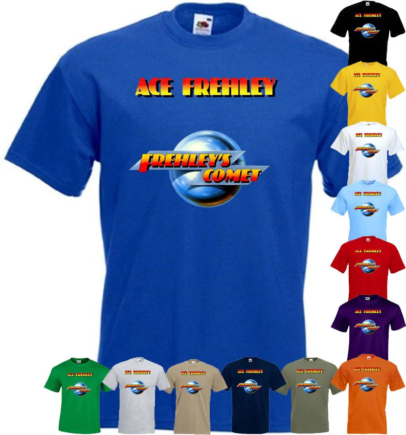 Ace Frehley Frehley's Comet v3 T-shirt hard rock all colors all sizes S-5XL
